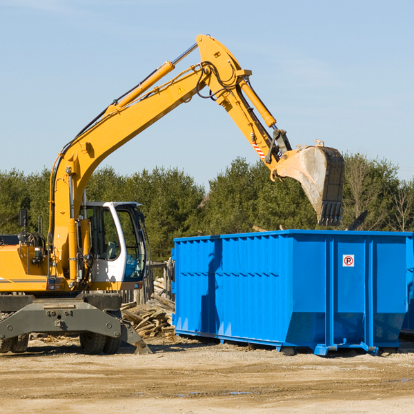 can i rent a residential dumpster for a construction project in Bethany West Virginia